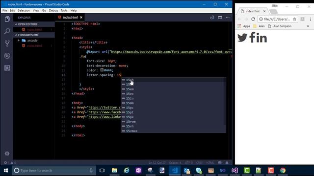 Use Font Awesome Icons in your Website смотреть онлайн