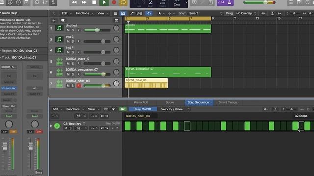 Making My First Beat in Logic Pro X on Macbook Air M1 смотреть онлайн