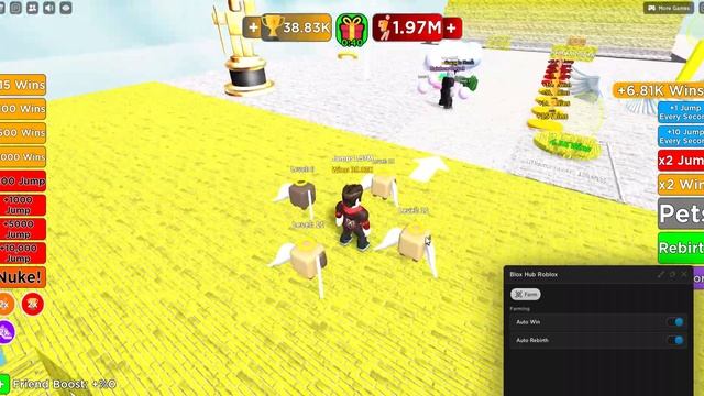 Every Second You Get +1 Jump Power Auto Win | Auto Rebirth | Pastebin Script смотреть онлайн