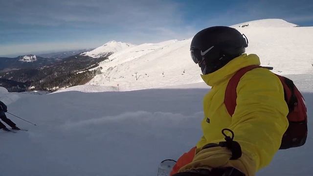 Роза Хутор Примула - самая страшная трасса (подъёмник Крокус) Горнолыжный Курорт в Сочи смотреть онлайн