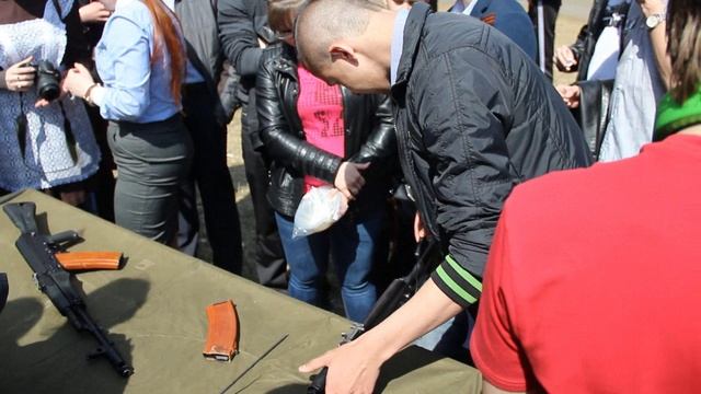 Разборка-сборка Автомата Калашникова , 9 мая 2014 г.