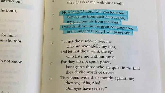 Reading Scripture - Psalm 35 & 36 смотреть онлайн