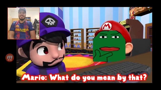 BUFF EGGDOG YEETS THE NINTENDO HEADQUARTERS | MARIO REACTS TO NINTENDO MEMES 15 FT. SMG3 REACTION смотреть онлайн