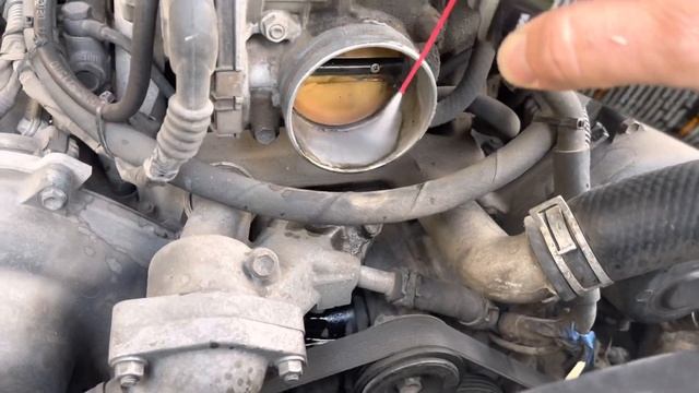 Чистка датчика ДМРВ и Дроссельная заслонка Lexus LX470 смотреть онлайн