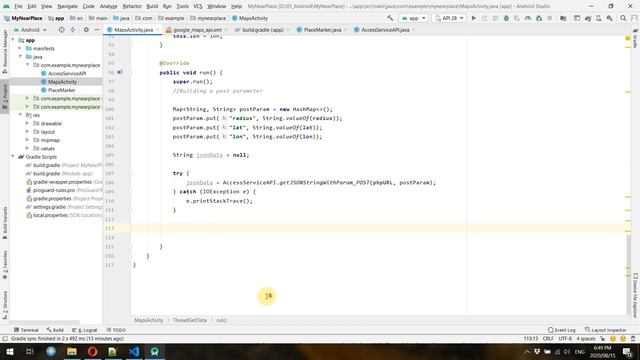 Android Tutorial: How to display on Google Maps all of near place - Part 2: Create Android App смотреть онлайн