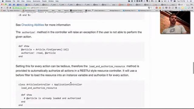 Tutorial on setting up GitHub login in a Rails application смотреть онлайн