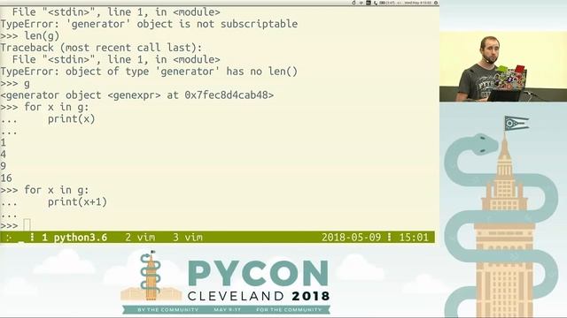 Trey Hunner - Using List Comprehensions and Generator Expressions For Data Processing - PyCon 2018 смотреть онлайн