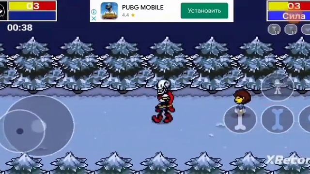 Papyrus Frisk/Папирус против Фриск #games #bonetale #papyrus #friskundertale #fangame смотреть онлайн