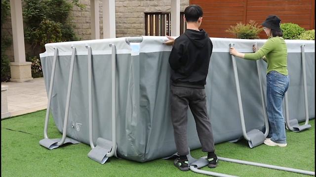 The drain valve is too high to drain the pool completely How can I get out the rest of the water смотреть онлайн