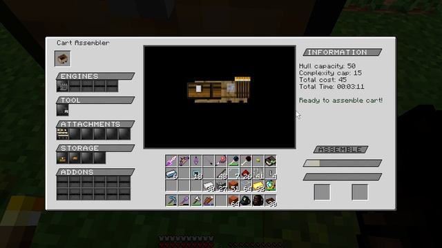 Minecraft - Городишко #158 Создаю вспомогательную вагонетку для полуавтошахты из мода Steve's Carts смотреть онлайн