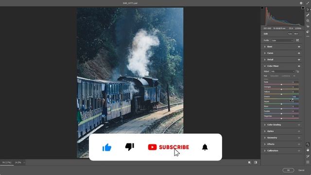 Cinematic color grading Photoshop Camera raw filter Tutorial смотреть онлайн