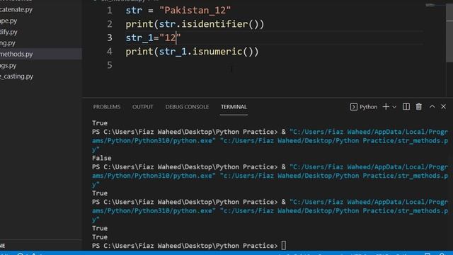 isidentifier(),isnumeric(), islower(), Lec#31|Python Complete Course for Beginners in Urdu/Hindi202 смотреть онлайн