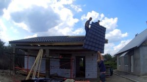 Кровля двухскатной крыши металочерепицей СВОИМИ РУКАМИ