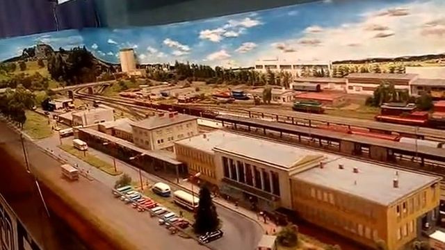 Железнодорожный макет в масштабе H0 в Ждяр над Сазавоу
