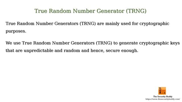 True Random Number Generators (TRNG) vs. Pseudo-Random Number Generators (PRNG) - The differences смотреть онлайн