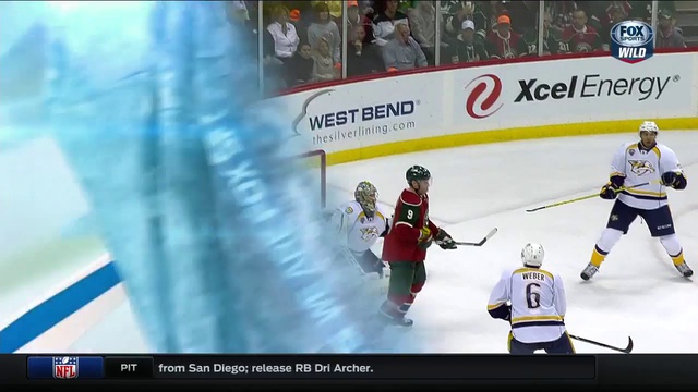 NHL. Nashville Predators - Minnesota Wildes. 2-3 тайм . НХЛ. 05.11.15 смотреть онлайн