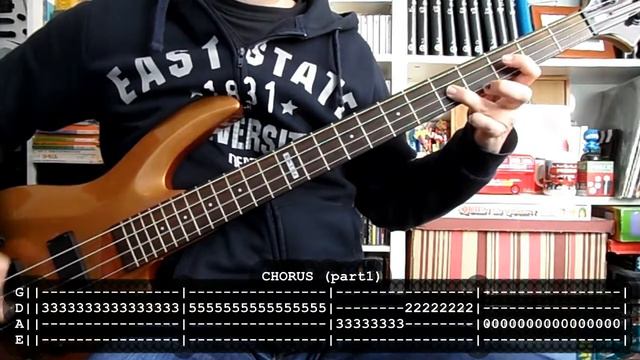 COCK SPARRER - Because you're young (bass cover w/ Tabs) смотреть онлайн