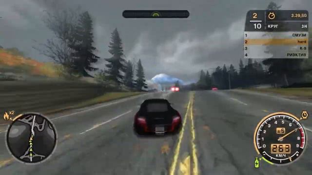 Подборка забавных моментов NFS MW 2005 + Overhaul Mod