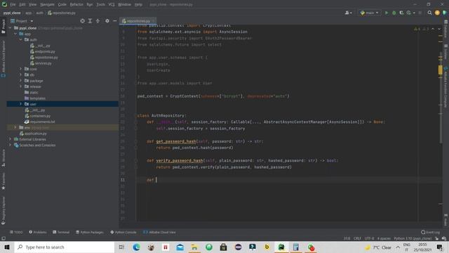 ?PYPI CLONE avec FastAPI + Dependency Injection +Docker: authentification[11/50]? смотреть онлайн
