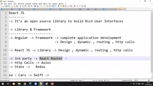 3 Introduction to React JS | React JS Tutorial | UiBrains | NAVEEN SAGGAM смотреть онлайн