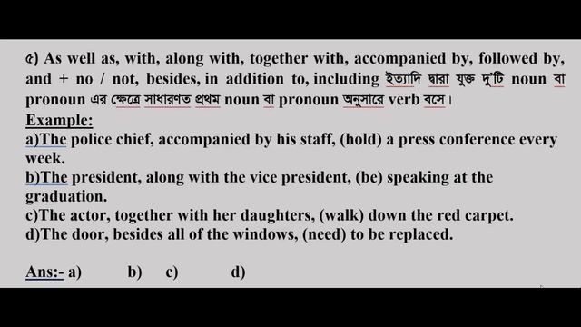 Subject-Verb Agreement Part-2 смотреть онлайн