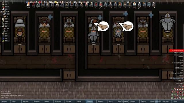 Non-Stop Sieges: Take Two (Yes, I'll Build A Barracks) | Rimworld: Medieval Undead #14 смотреть онлайн