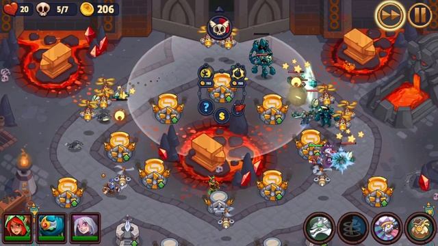 Realm Defense - World 5 Level 130-Barbarian's Forge - Campaign 3 Stars смотреть онлайн