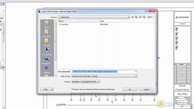 Como exportar de Revit a AutoCAD (DWG) смотреть онлайн