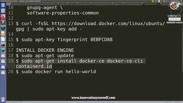 HOW TO INSTALL DOCKER ON LINUX смотреть онлайн