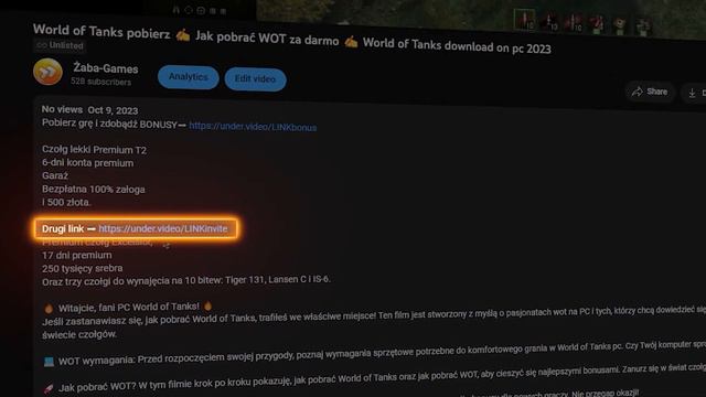 Kody World of Tanks premium, złoto, czołg ✍️ kody zaproszeniowy bonusowe do WoT PC✍️ 2024 смотреть онлайн