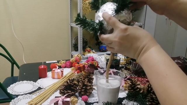 Топиарий. Новогоднее дерево счастья. . смотреть онлайн