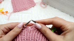 Штаны спицами на 1 год с ростком и ластовицей подробный мастер класс