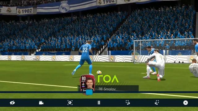 Гол Смолова в Fifa20 Mobile