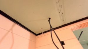 Парящий (плавающий) ГКЛ потолок, теневой профиль и треки