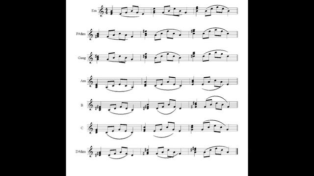 Chords in E minor - Music Theory - Piano lessons смотреть онлайн