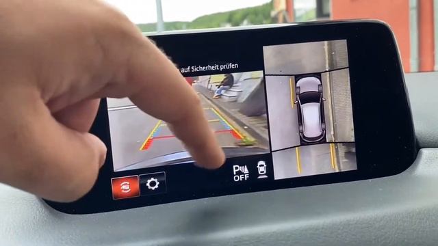 How to use and clean your 360° camera system (front, rear and side cam) Mazda CX-5 DIY смотреть онлайн