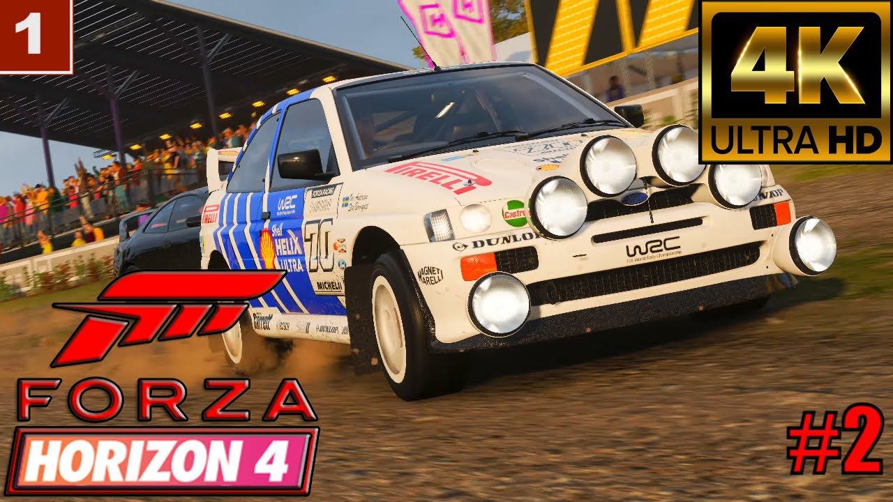 4К Forza Horizon 4 gameplay Часть 2 смотреть онлайн