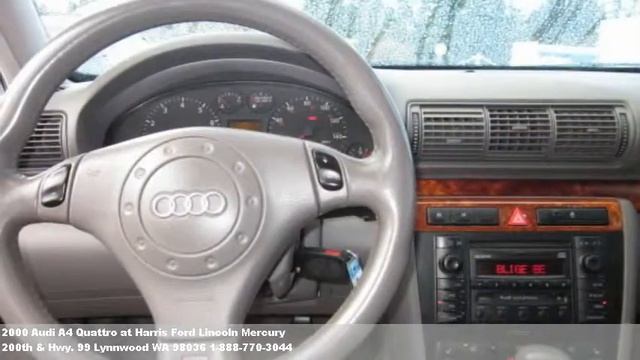 2000 Audi A4 Quattro, $Call for price at Harris Ford Lincoln смотреть онлайн