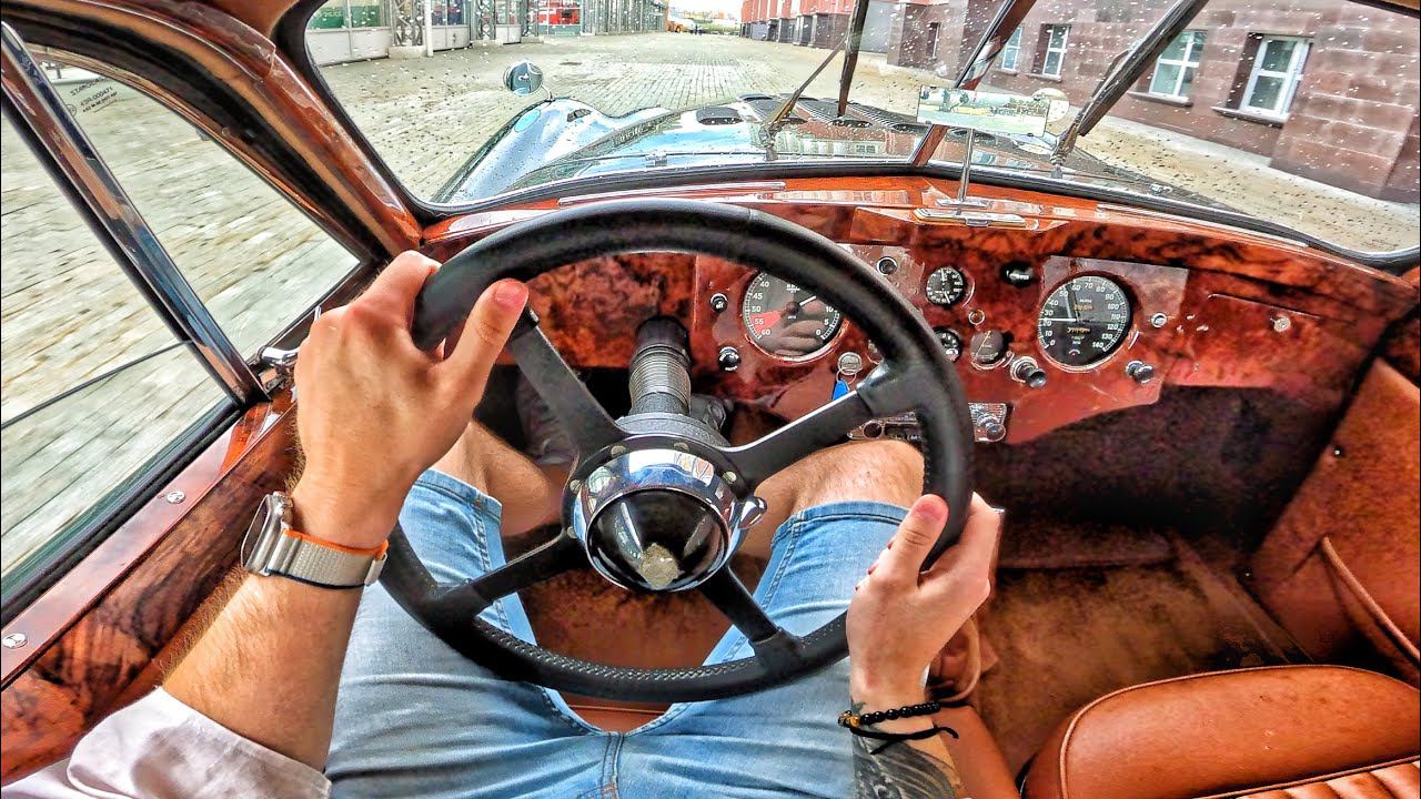 1953 Jaguar XK120 3.4 MT - ТЕСТ-ДРАЙВ ОТ ПЕРВОГО ЛИЦА смотреть онлайн