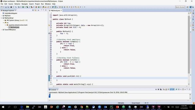 Data Structure: Stack (in Java ) - Part 2 смотреть онлайн