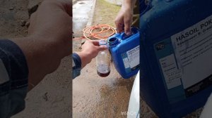 инъектирование бетонной стены однокомпонентным насосом,двухкомпонентной смалой