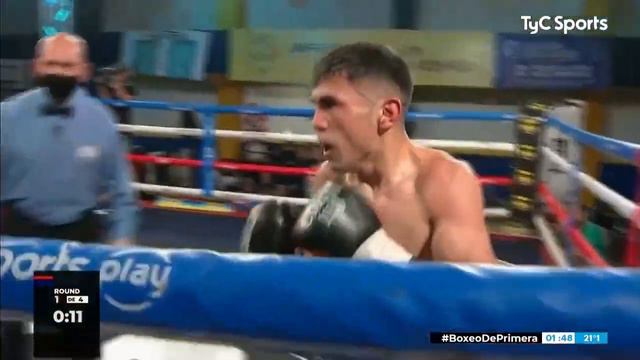 Tobías Reyes vs. Diego Perelló - Boxeo de Primera - TyCSports смотреть онлайн