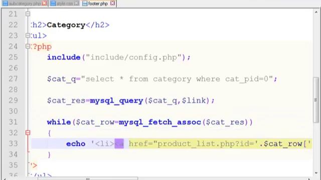 Display Category &Subcategory In php Tutorial смотреть онлайн