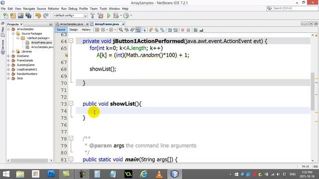 AP Computer Science 060 Netbeans GUI Lists And Arrays смотреть онлайн
