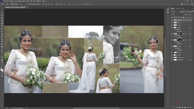 Album Design Idea Traditional Out ? Photoshop CC 2021 l #weddingalbum #Ps Editing Room #02 ? смотреть онлайн