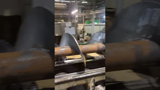 Шнек диаметр 600 мм, изготовление .🦾 смотреть онлайн