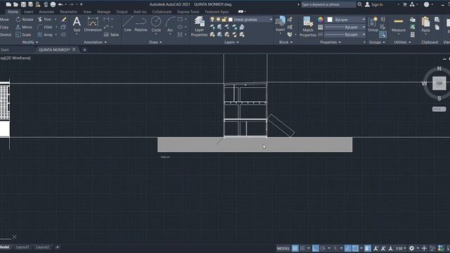Autodesk AutoCAD 2021 QUINTA MONROY dwg 2021 06 26 20 37 09 смотреть онлайн
