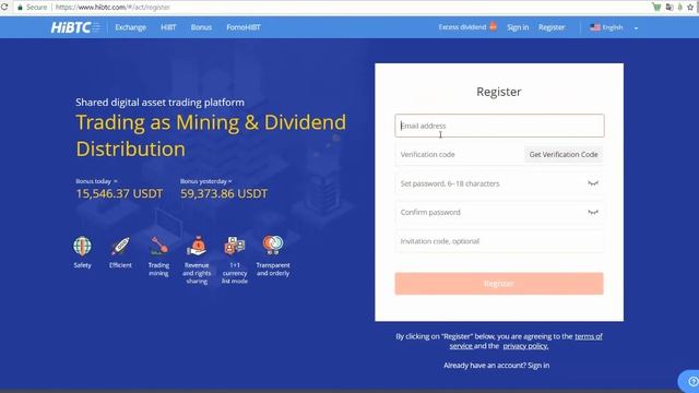 How to creat an account on HiBTC смотреть онлайн