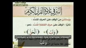 Айман Сувейд. 4. Короткие темы: НАБР (русские субтитры)