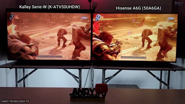 Kalley Serie W vs Hisense A6G (K-ATV50UHDW vs 50A6GA): ambos con panel VA y Dolby Vision смотреть онлайн